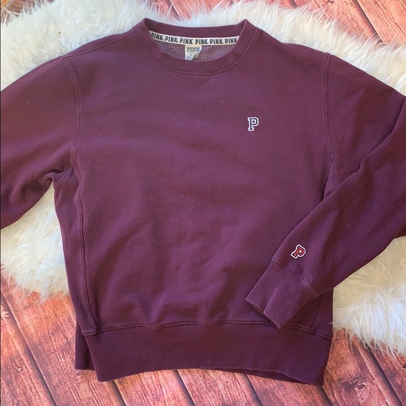 PINK Victoria's Secret Tops - Victoria’s Secret PINK Purple Sweatshirt
